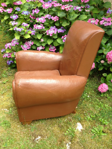 PAIRE de FAUTEUILS CLUB - ANNEES 50