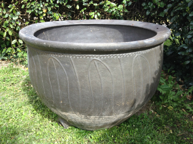 BUJADIER - PONNE à LINGE XIXème siècle TERRE CUITE