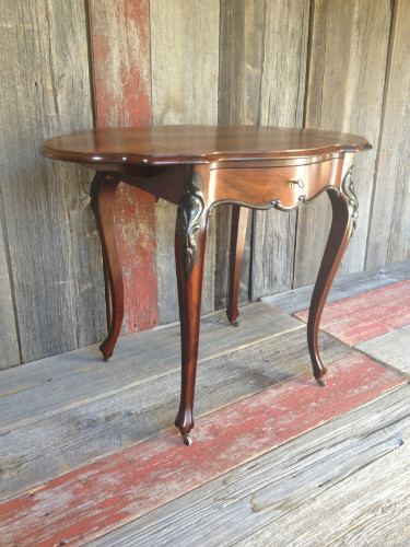TABLE NAPOLEON III  à VOLETS en PALISSANDRE